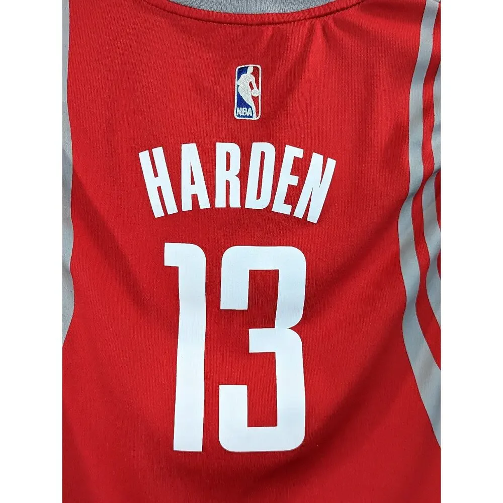 Adidas Youth NBA Houston Rockets James Harden #13 Basketball Jersey Size Large